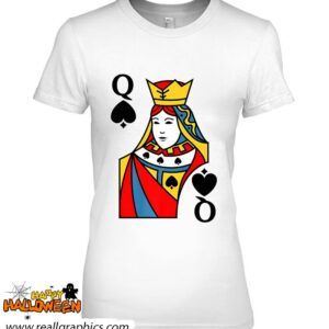 queen of spades playing card costume halloween deck cards shirt 1065 vgNMr