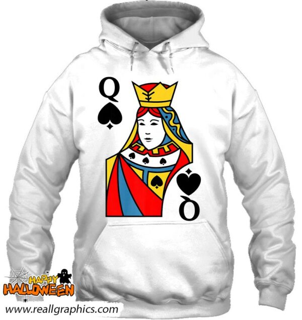 queen of spades playing card costume halloween deck cards shirt 1066 aiwsx