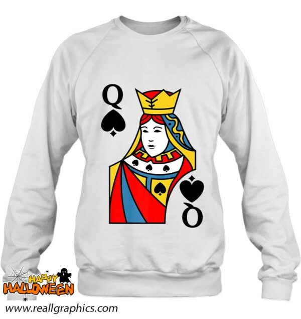 queen of spades playing card costume halloween deck cards shirt 1067 jvvfv