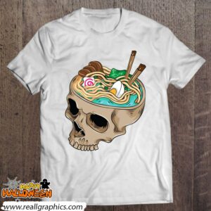 ramen brain skull cute love japanese food funny japan gift shirt 632 9rsdo