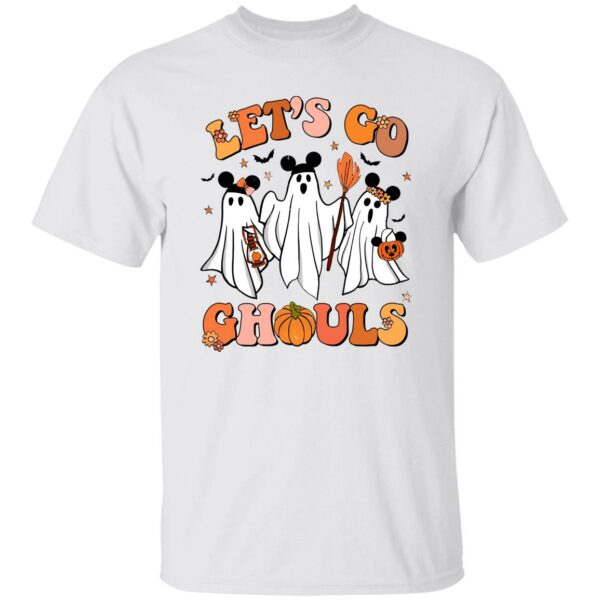 retro groovy lets go ghouls halloween ghost outfit costumes t shirt 4 wopcp