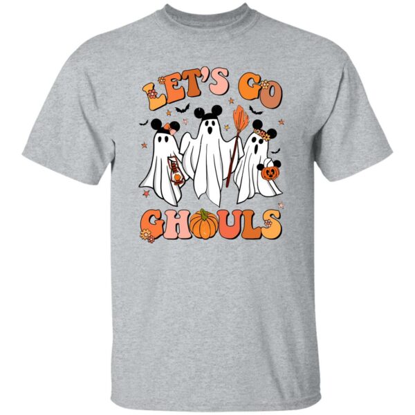 retro groovy lets go ghouls halloween ghost outfit costumes t shirt 6 9hxqa
