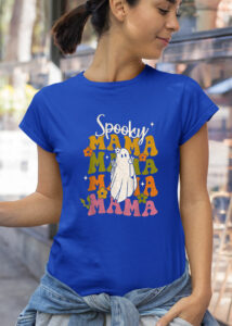 retro groovy spooky mama hippie halloween floral spooky ghost shirt 199 tkrqwf