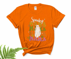 retro groovy spooky mama hippie halloween floral spooky ghost shirt 27 mmudth