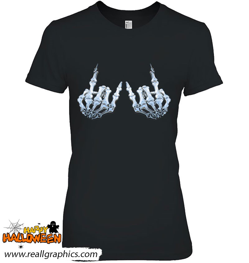 Rock On Rock Star Skeleton Hands Shirt
