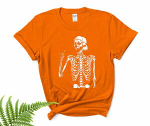 rocker skeleton hand rock on halloween shirt 29 fsooyb