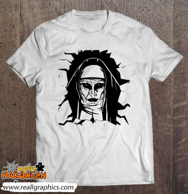 scary character the nun artwork shirt 167 03uad