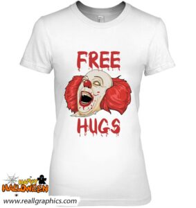 scary clown free hugs halloween shirt 1005 vpetj