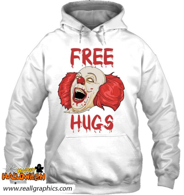 scary clown free hugs halloween shirt 1006 np0wy