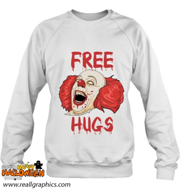 scary clown free hugs halloween shirt 1007 s9pda