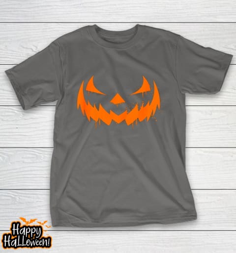 scary pumpkin laugh spooky halloween costume funny horror t shirt 651 k2cbav