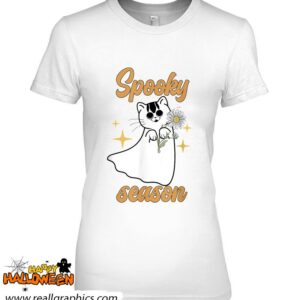 scary spooky halloween flower cat design shirt 565 QTbWc