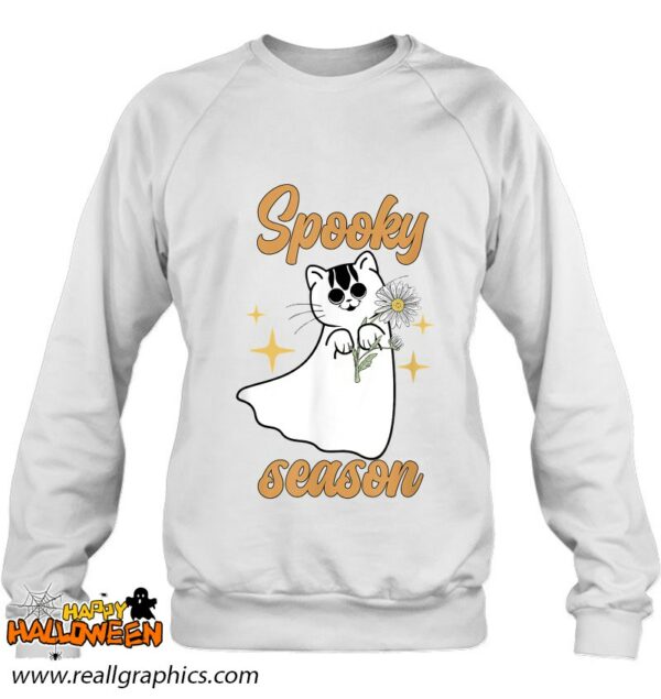 scary spooky halloween flower cat design shirt 567 u3mjn