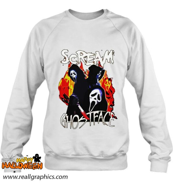 scream ghostface scary halloween horror movie characters shirt 1011 wbpgt