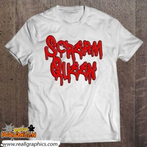 scream queen horror screen queen horror film lover for girls shirt 636 egXp0