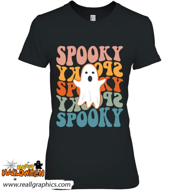 spooky boo halloween costume retro daisy colorful scary shirt 445 uiqcy