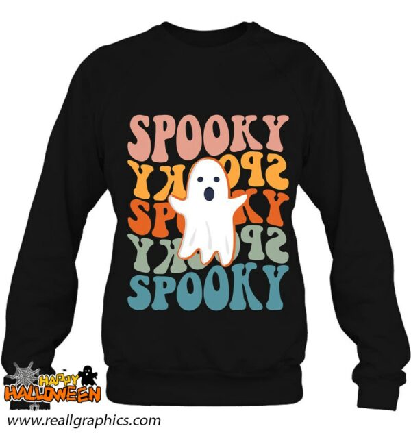 spooky boo halloween costume retro daisy colorful scary shirt 447 ljsrf