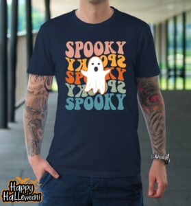 spooky boo halloween costume retro daisy colorful scary t shirt 201 yr2bxu