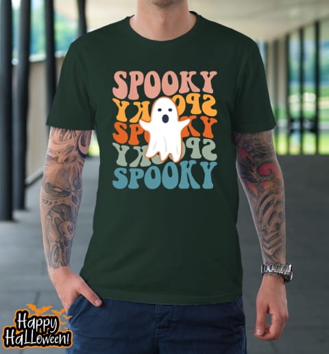 spooky boo halloween costume retro daisy colorful scary t shirt 350 s9g3zy