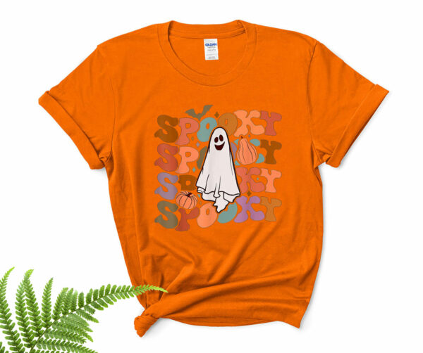 spooky ghost groovy spooky vibes vintage floral ghost hippie halloween shirt 36 vdmfz3