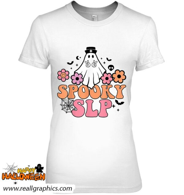 spooky slp speech language pathologist ghost halloween shirt 561 qptyh