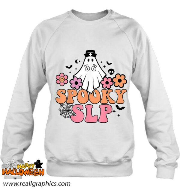 spooky slp speech language pathologist ghost halloween shirt 563 1nxkf