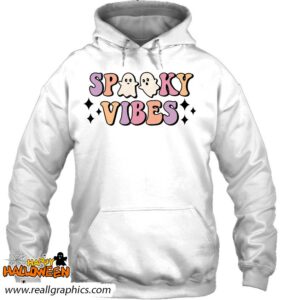 spooky vibes retro groovy halloween trick or treat ghost shirt 474 1bnhb