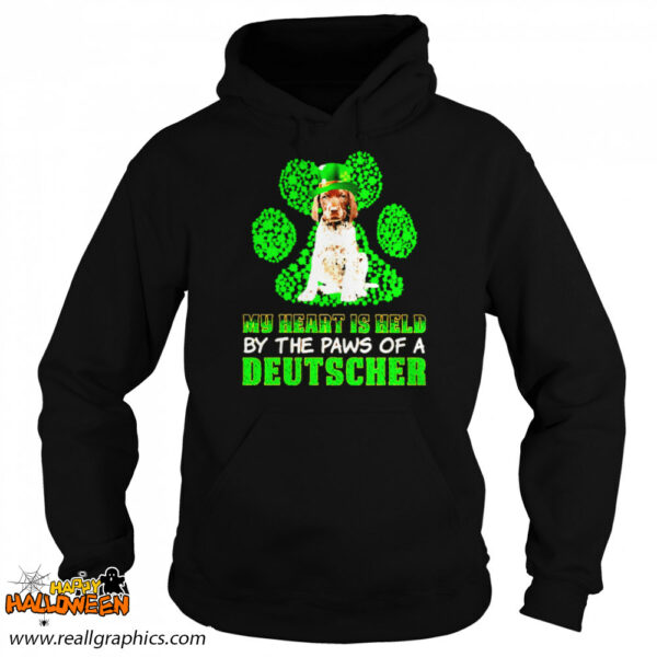 st patricks day my heart is held by the paws of a german shorthaired pointer shirt 1427 bjvo5