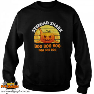 stepdad shark boo pumpkin halloween stepdad shirt 1391 oiswp