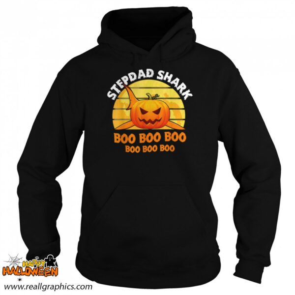 stepdad shark boo pumpkin halloween stepdad shirt 1425 7i27r