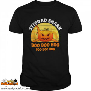 stepdad shark boo pumpkin halloween stepdad shirt 3 xirg3