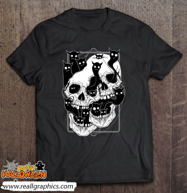 tarot card astrology skull horror occult shirt 572 scmrn