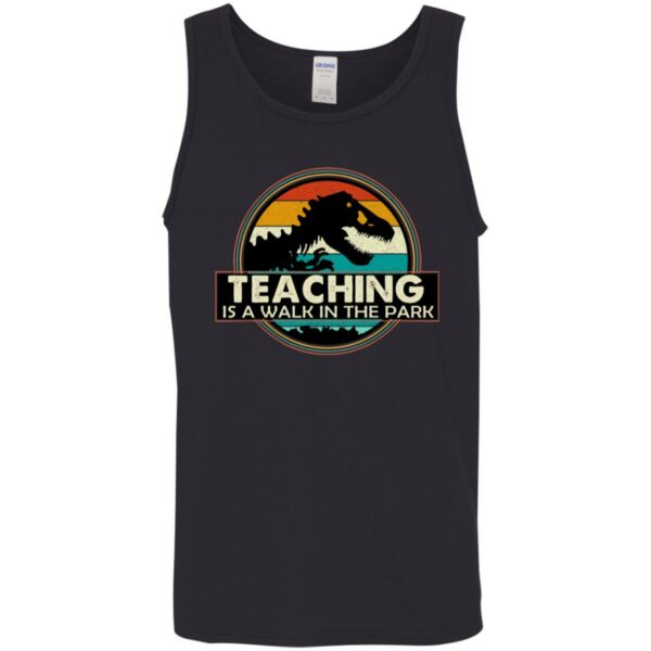 teaching is a walk in the park teachers teacher retro shirt 9 pcti3j