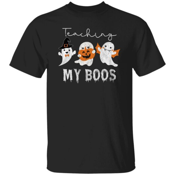 teaching my boos halloween teacher school halloween t shirt 1 5h8il