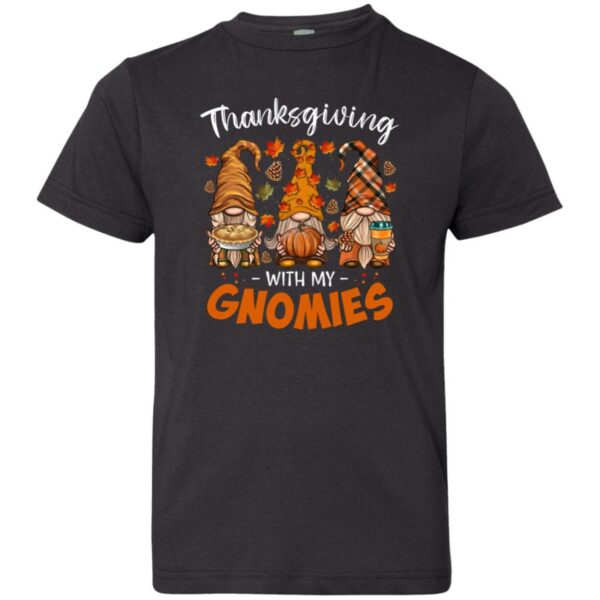 thanksgiving with my gnomie leopard pumpkin funny autumn gnomes t shirt 2 wevdf