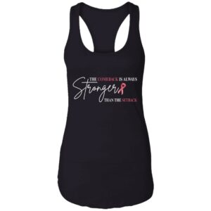 the comeback is always stronger than the setback breast cancer shirt 13 fn8zyu