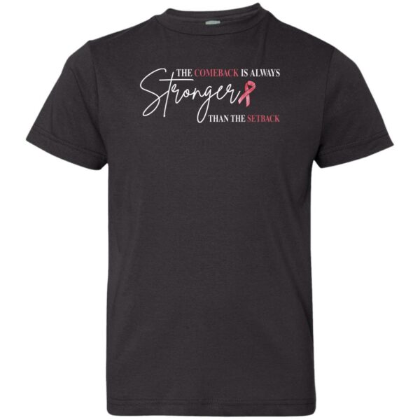 the comeback is always stronger than the setback breast cancer shirt 2 ntonlf