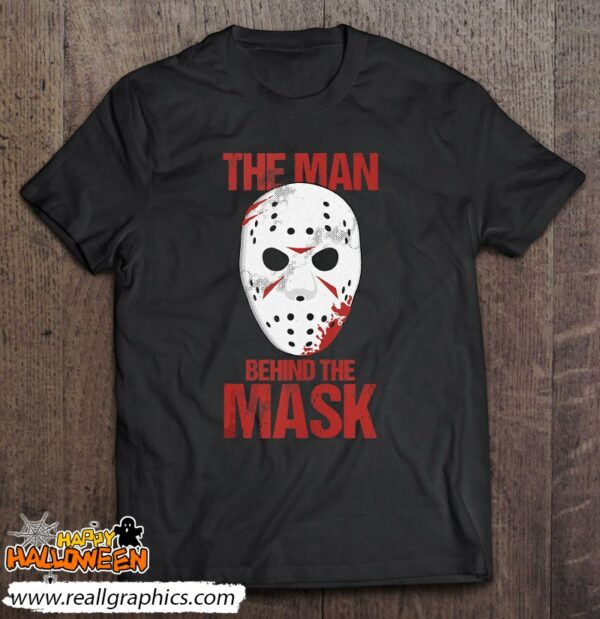the man behind the mask lazy halloween costume horror movie shirt 83 yc00v