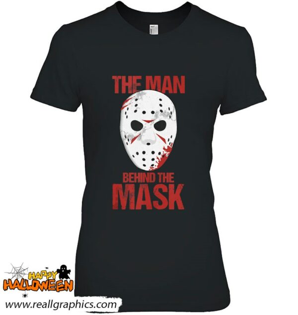 the man behind the mask lazy halloween costume horror movie shirt 84 scgjc
