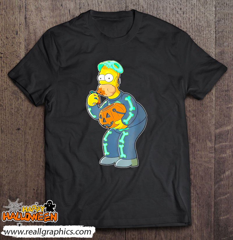 The Simpsons Homer Candy Feast Treehouse Of Horror Halloween Shirt