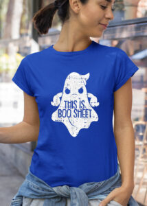 this is boo sheet lazy halloween costume funny spooky ghost pun shirt 213 qavdkw