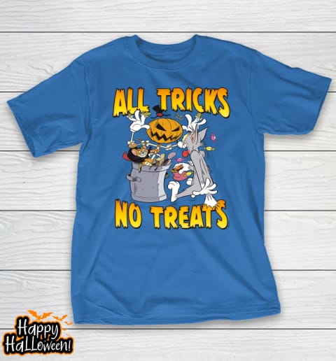 tom and jerry halloween all tricks no treats spooky garbage t shirt 783 arsllt