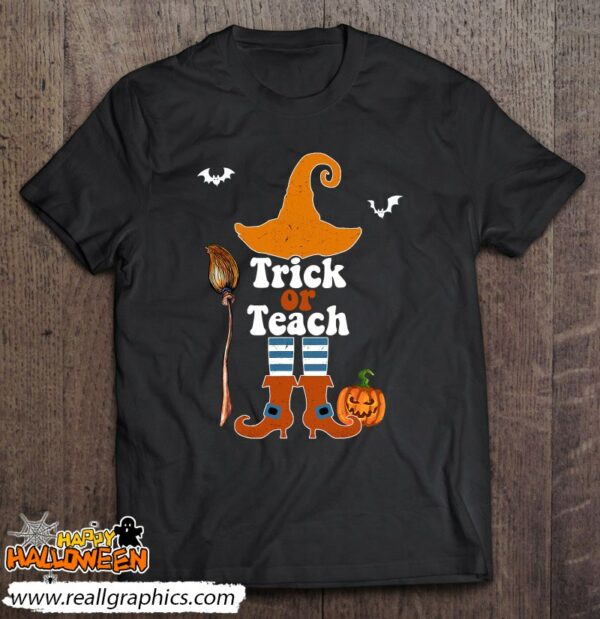 trick or teach funny halloween costume ideas for teachers shirt 800 rortq