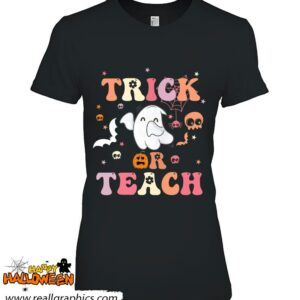 trick or teach tshirt retro vintage groovy shirt 216 yyX9Q