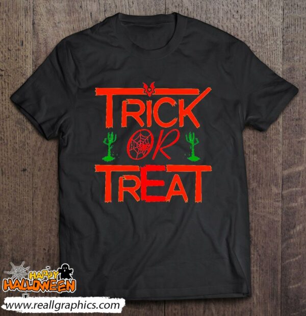 trick or treat funny halloween spooky halloween shirt 488 gsbzb