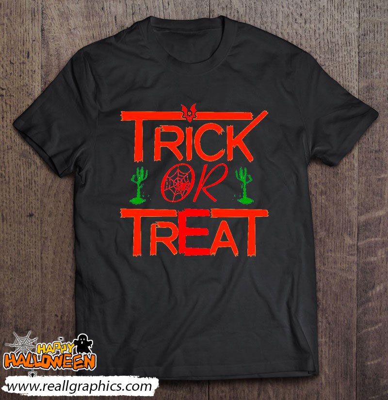 Trick Or Treat Funny Halloween Spooky Halloween Shirt
