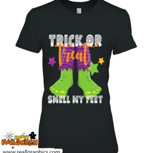 trick or treat smell my feet monster halloween shirt kids shirt 1093 ZqhFq