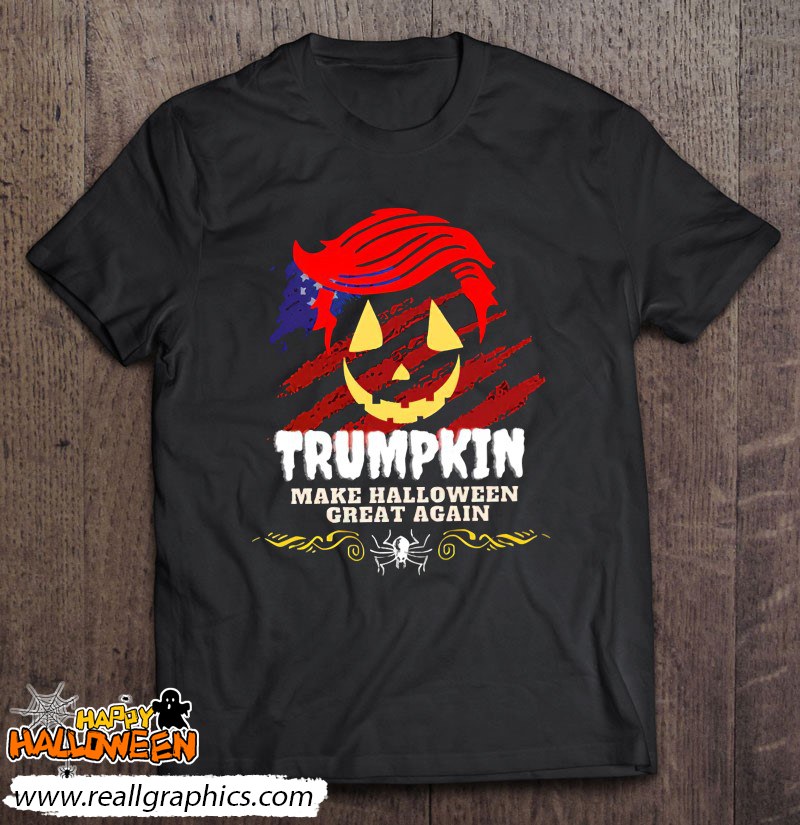 Trumpkin Make Great Again Party Halloween Spooky Night Shirt