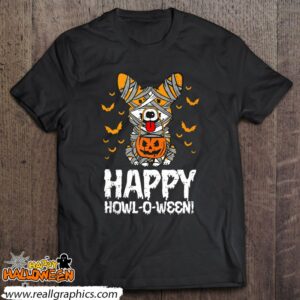 welsh corgi witch happy howl o ween halloween dog lovers shirt 804 jAs0j