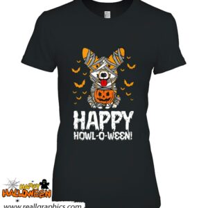 welsh corgi witch happy howl o ween halloween dog lovers shirt 805 WVnUY